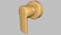 DOCOL - Acabamento para registro DocolBase 3/4' Argon ouro escovado 847972