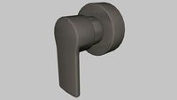 DOCOL - Acabamento para registro DocolBase 3/4' Argon grafite escovado 847970