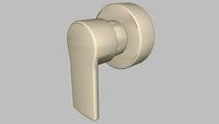 DOCOL - Acabamento para registro DocolBase 3/4' Argon níquel escovado 847944