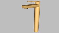 DOCOL - Torneira para banheiro bica alta Argon ouro escovado 847672