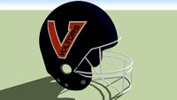 Mallorca Voltors football helmet