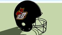 Las Rozas Black Demons football helmet