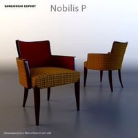 Restaurant Chair Nobilis P 3D Model