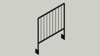 französischer Balkon 1m 24cm