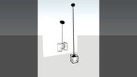 Pendente Globo ao Cubo