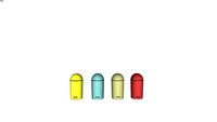 Colorfull wastebins