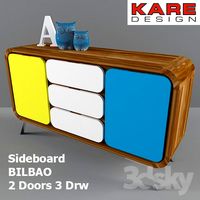 Sideboard Bilbao 2 Doors 3 Drw
