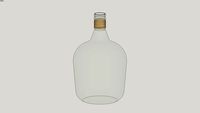 Glass Bottle Demijohn