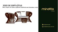 Jogo de Sofá Lótus - Fibra Sintética