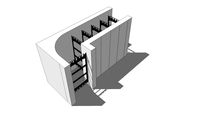 Amvic R22 ICF - 10in 90 Short Corner