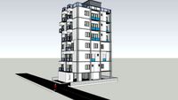 Exterior Modern Building Bashundhara, Md.Imrul kayes