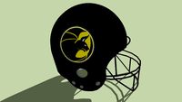 Valencia Firebats football helmet