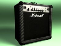 Download free Marshall MG15RCF Amplifier 3D Model