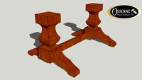 Old World Double Pedestal Kit