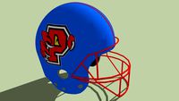 Kristianstad Predators football helmet