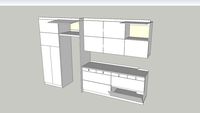 simple one side kitchen interrior design