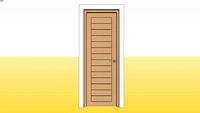 Panel Door D11 700 x 2100 Jamb 4