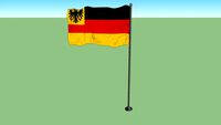 War flag of the German Confederation from 1848 to 1852