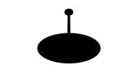 JEE-O slimline shower head large & ceiling shower 35 - structured black stainless steel