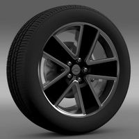 ChevroletCamaroConvertible2007wheel 3D Model