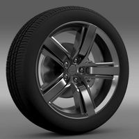 ChevroletCamaroLS72008wheel 3D Model