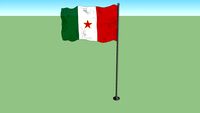 Flag of the Garibaldi Brigades (1943-1945)