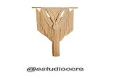 Painel macrame - estudio ocre