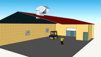 Extractor de cubierta industrial HELIX BOX MANN - Industrial roof fan HELIX BOX MANN by MET MANN