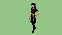 Usher woman with Face Shield