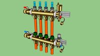 Collettore standard per riscaldamento - Standard manifold for heating