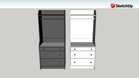 HAUGA Open Wardrobe