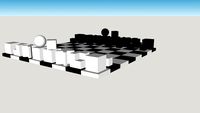 3d printer Jeu d'échecs Bauhaus , Bauhaus chess set