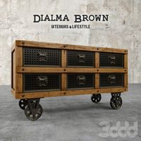 Комод DIALMA BROWN DB003661