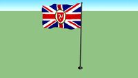 Flag of the governor of the Isle of Mann