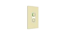S3041/45C-CE, Clipsal Iconic Styl - Skin Switch Vertical/Horizontal Cooker 45A, Crowne