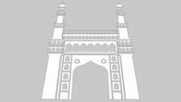 2D India Monuments-Charminar-00