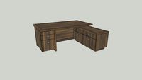 Altura Furniture - Offset Desk with Return