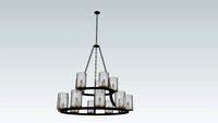 Mathias 15 Light Chandelier Olde Bronze
