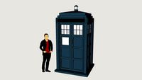 10th Doctor Tardis Police box