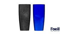 Vaso Vitrificado_Azul e Grafite