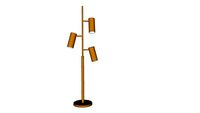 Possini Euro Canasta Trac Tree Floor Lamp Satin Brass