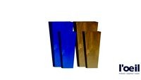 Vaso Vitrificado_Azul e Bege
