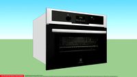 V-Ray Ready Built In Microwave Eletrolux model ID EVY6600AOX