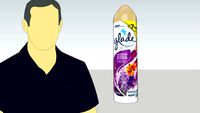 Bathroom Air Freshener Spray Can Bottle