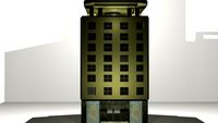 SunflowerApartment Building mb obj fbx 3D Model