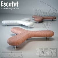 Escofet Boomerang Bench