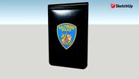 Baltimore Police J.H. Brodie Notebook Badge