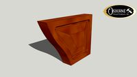 Raised Panel Right Foot (4-1/2' x 6-1/2' x 3/4')