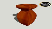Square Apple Foot (4-1/2' x 3-3/8')