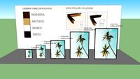QUADRO DECORATIVO FLORA COQUEIROS AO VENTO - ÂNGULO90